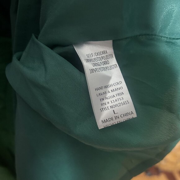 The Clothing Company Womens Ruffle Detail Short Dress Green Size Large - Picture 5 of 8